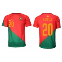 Portugalsko Joao Cancelo #20 Domáci futbalový dres MS 2022 Krátky Rukáv